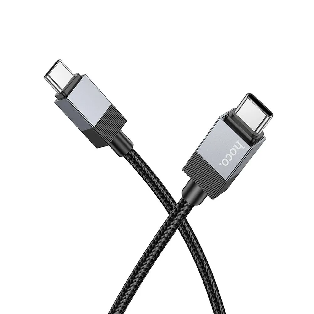 Dátový a nabíjací kábel USB-C - USB-C HOCO X110, 60W, 1m, čierny