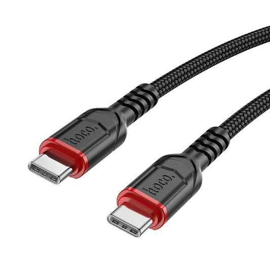 Dátový a nabíjací kábel USB-C - USB-C HOCO X59 Victory, 60W, 3m, čierny