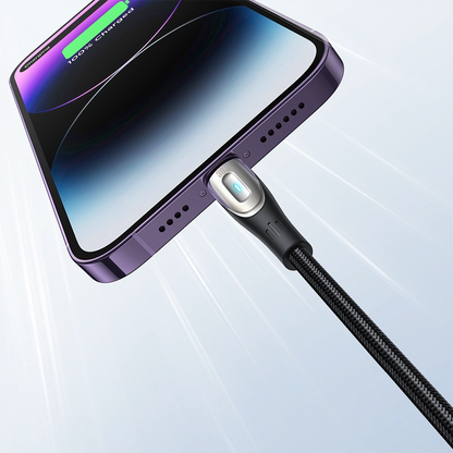 Dátový a nabíjací kábel USB-A - Lightning Joyroom SA31-AL3, 18W, 1,2 m, čierny