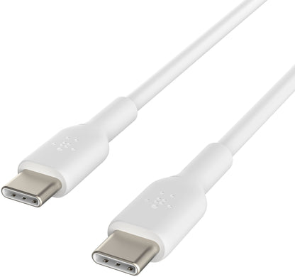 Dátový a nabíjací kábel USB-C - USB-C Belkin BoostCharge, 60W, 2m, biely CAB003bt2MWH