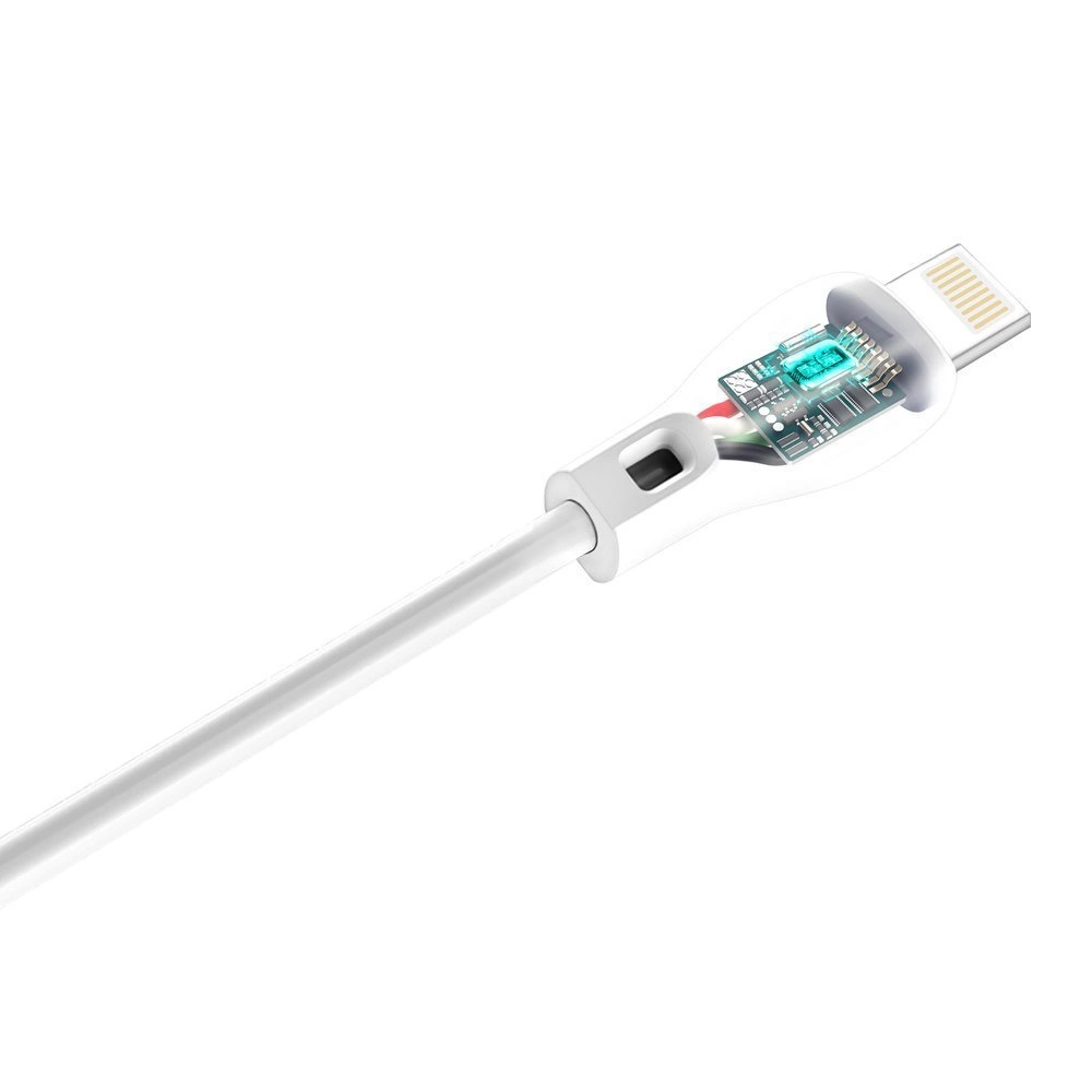 USB-A to Lightning Data and Charging Cable Dudao L4L, 18W, 1m, White