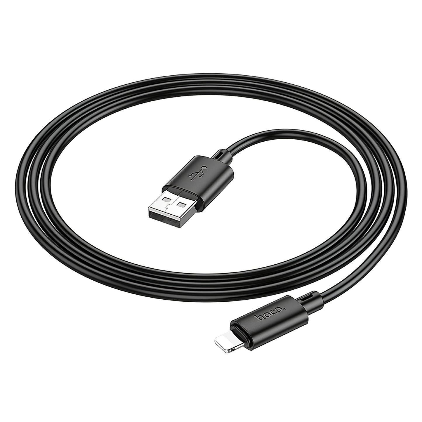 Dátový a nabíjací kábel USB-A - Lightning HOCO X88, 18 W, 1 m, čierny 