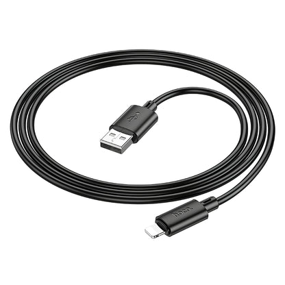 Dátový a nabíjací kábel USB-A - Lightning HOCO X88, 18 W, 1 m, čierny 