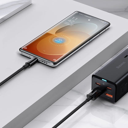 Dátový a nabíjací kábel USB-A - USB-C Baseus Superior Series, 65W, 2m, čierny CAYS001001