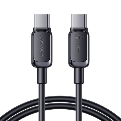 Dátový a nabíjací kábel USB-C - USB-C Joyroom A14, 60W, 1.2m, čierny