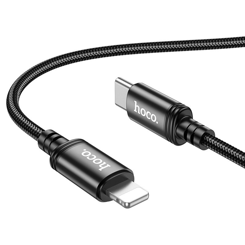 Dátový a nabíjací kábel USB-C - Lightning HOCO X89, 20W, 1m, čierny