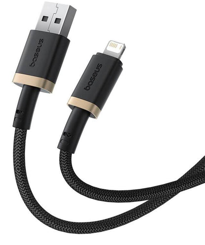 Dátový a nabíjací kábel USB-A - Lightning Baseus Dura Series, 18W, 1m, Zlatý P10377801U01-00