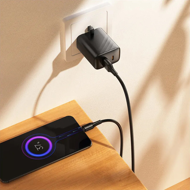 Dátový a nabíjací kábel USB-A - microUSB HOCO X120, 18W, 1m, čierny