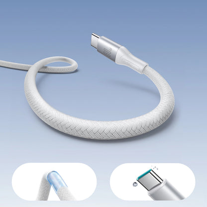 Dátový a nabíjací kábel USB-C - USB-C Joyroom S-A28 Flash, 60W, 1m, Biela