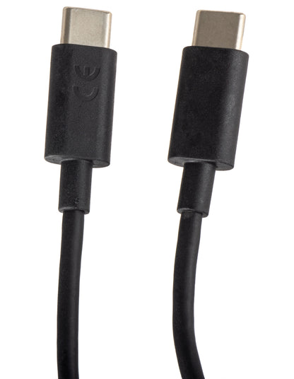 Dátový a nabíjací kábel USB-A - USB-C HMD, 15W, 1m, Čierny 80300226H001