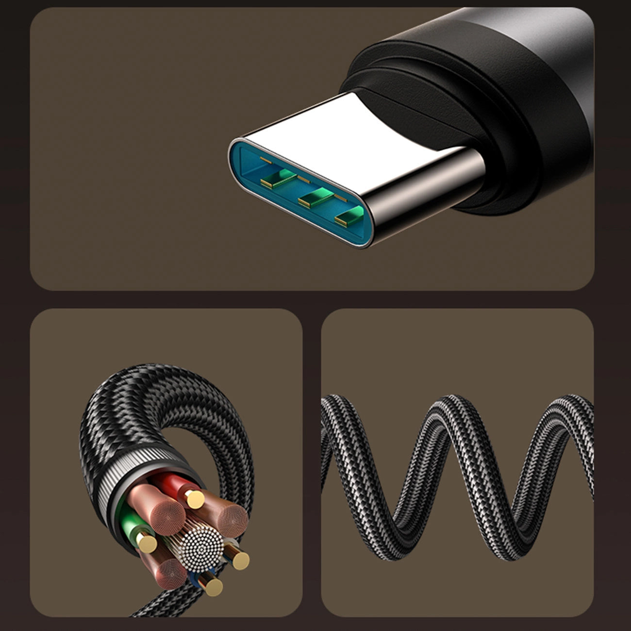Dátový a nabíjací kábel USB-C - USB-C Joyroom S-A56 EnjoyX Angled, 60W, 1.2m, čierny