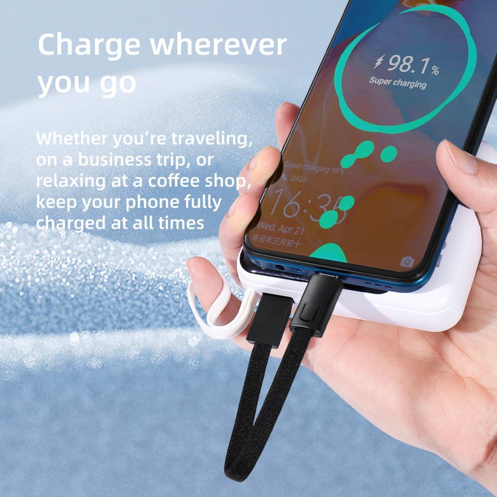 Dátový a nabíjací kábel USB-C - USB-C Tech-Protect Ultraboost DNA Keychain, 60W, 0.17m, Sivý