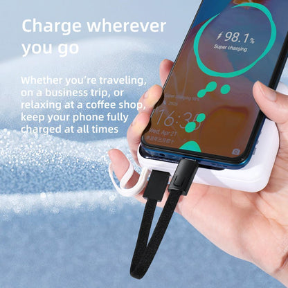 Dátový a nabíjací kábel USB-C - USB-C Tech-Protect Ultraboost DNA Keychain, 60W, 0.17m, Sivý