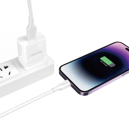 Dátový a nabíjací kábel USB-A - Lightning Dudao L2sL, 30W, 1.2m, Biela