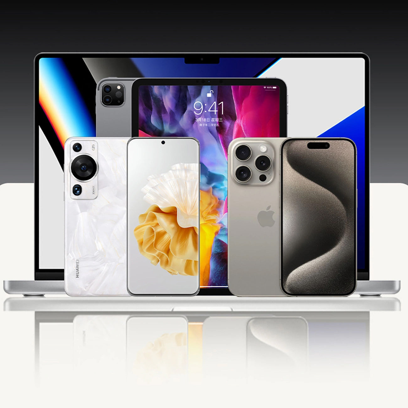 Dátový a nabíjací kábel USB-A / USB-C - Lightning / USB-C Dudao L20 Pro, 65W, 1.5m, čierny