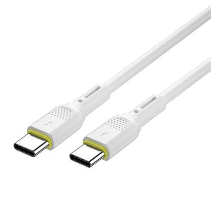 Dátový a nabíjací kábel USB-C - USB-C WiWu Wi-C034, 60W, 1.2m, Biely