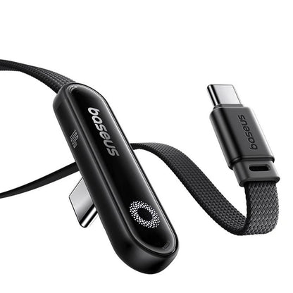Dátový a nabíjací kábel USB-C - USB-C Baseus MVP 3, 100W, 1m, Čierny P10382500121-00