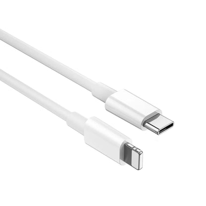 Dátový a nabíjací kábel USB-C - Lightning WiWu Wi-C008, 30W, 1.2m, Biela