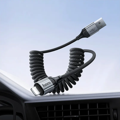 Dátový a nabíjací kábel USB-A - Lightning HOCO X121, 27W, 1.5m, čierny