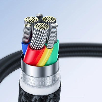 Dátový a nabíjací kábel USB-C - USB-C Joyroom S-A11, 60W, 0.25m, čierny