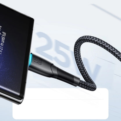 Dátový a nabíjací kábel USB-C - USB-C Joyroom S-A32, 60W, 1m, čierny