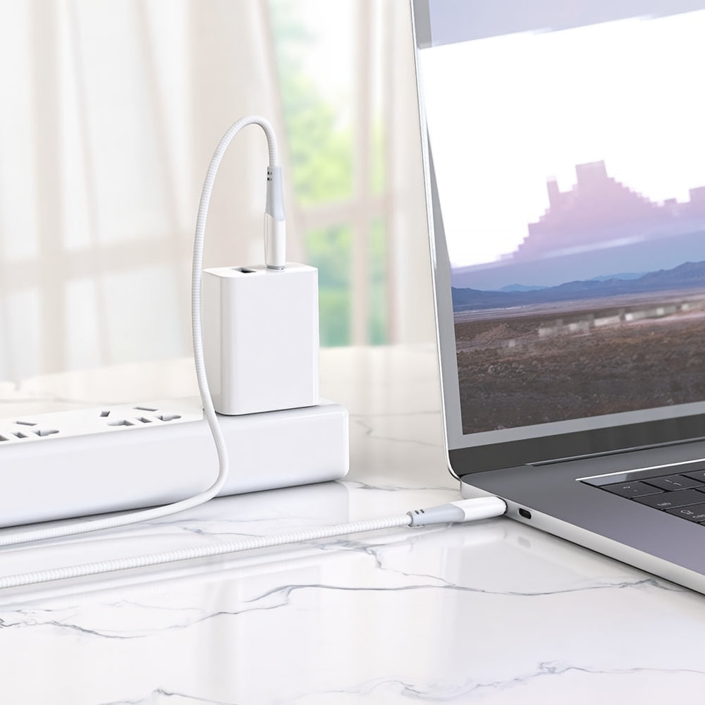 USB-C Data and Charging Cable - USB-C HOCO X70, 60W, 1m, White