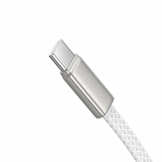 Dátový a nabíjací kábel USB-C - USB-C HOCO X125, 60W, 1m, Biela