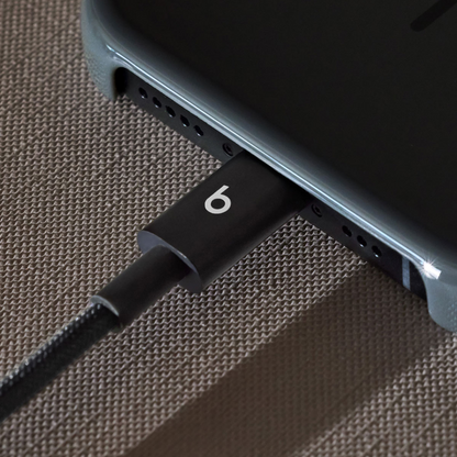 Dátový a nabíjací kábel USB-C - USB-C Beats, 1,5 m, čierny MDGA4ZM/A