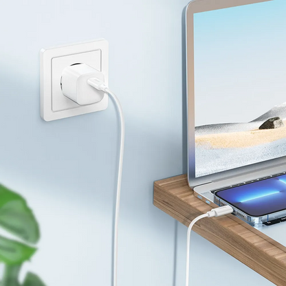 Dátový a nabíjací kábel USB-C - Lightning HOCO X88, 20W, 1m, biely