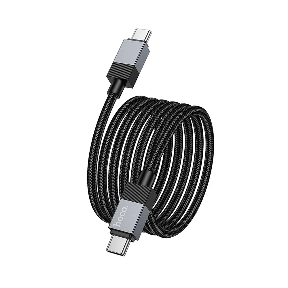 Dátový a nabíjací kábel USB-C - USB-C HOCO X110, 60W, 1m, čierny
