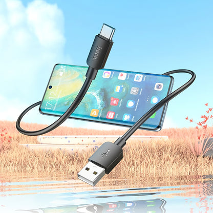 Dátový a nabíjací kábel USB-A - USB-C HOCO X96, 27W, 1m, čierny