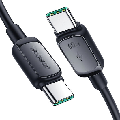 Dátový a nabíjací kábel USB-C - USB-C Joyroom A14, 60W, 1.2m, čierny