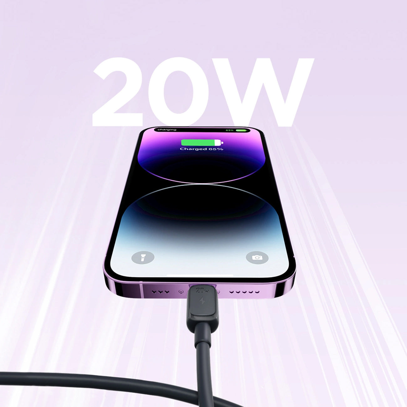 Dátový a nabíjací kábel USB-C - Lightning Joyroom A14, 20W, 1.2m, čierny