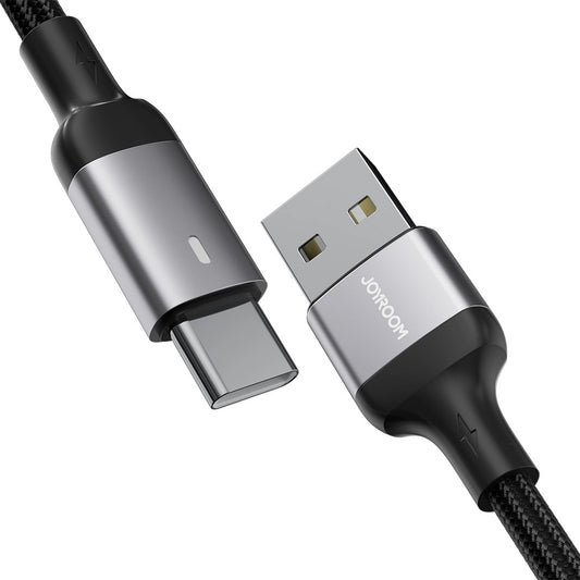 Dátový a nabíjací kábel USB-A - USB-C Joyroom A10, 18W, 1.2m, čierny