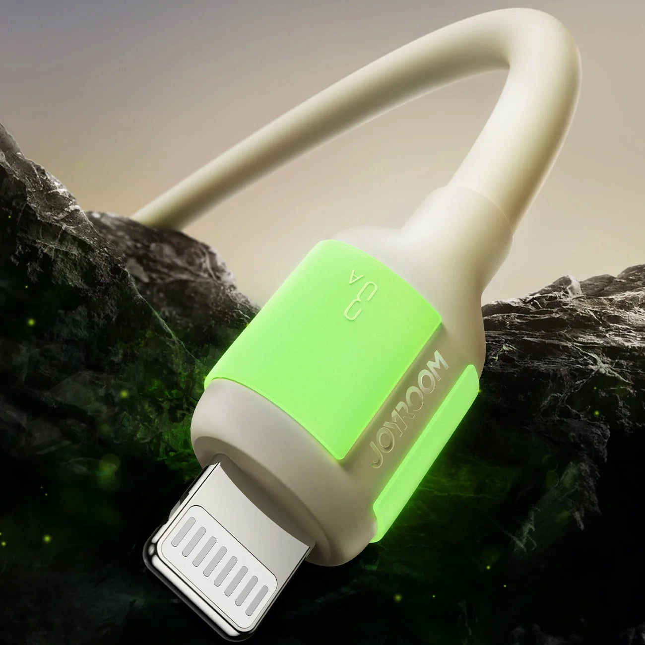 Dátový a nabíjací kábel USB-A - Lightning Joyroom S-A53, 18W, 1.2m, Béžový