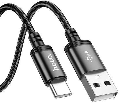 Dátový a nabíjací kábel USB-A - USB-C HOCO X89, 18W, 2m, čierny