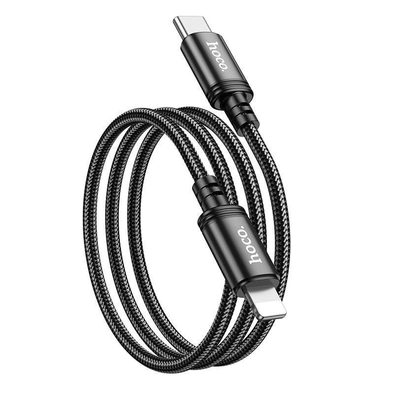 Dátový a nabíjací kábel USB-C - Lightning HOCO X89, 20W, 1m, čierny