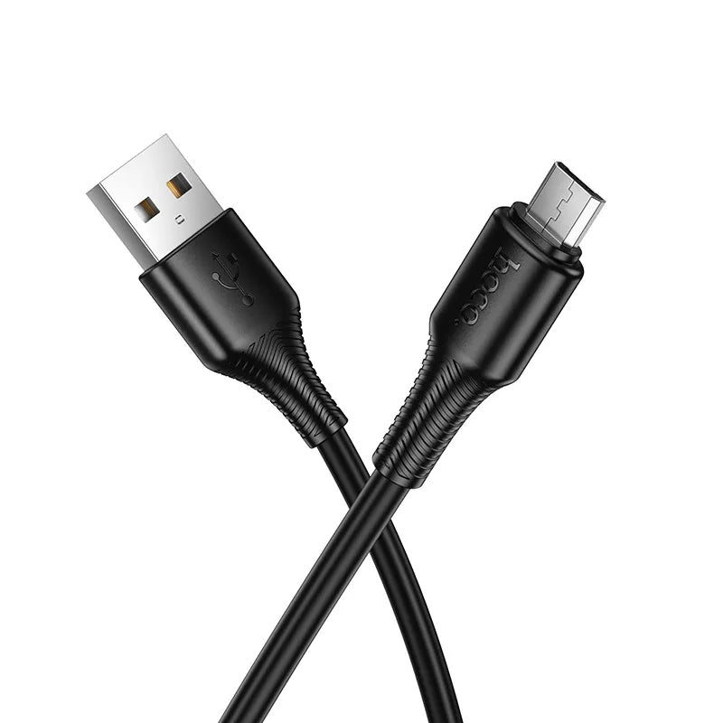 Dátový a nabíjací kábel USB-A - microUSB HOCO X120, 18W, 1m, čierny