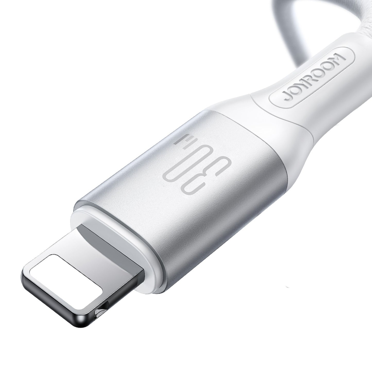 Dátový a nabíjací kábel USB-C - Lightning Joyroom S-A28 Flash, 30W, 1m, Biela