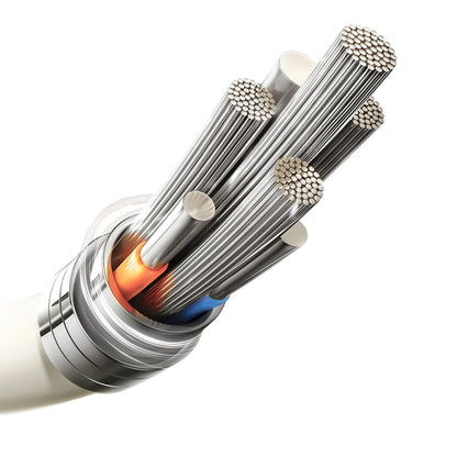 Dátový a nabíjací kábel USB-C - Lightning Joyroom S-A53, 30W, 2m, Béžový