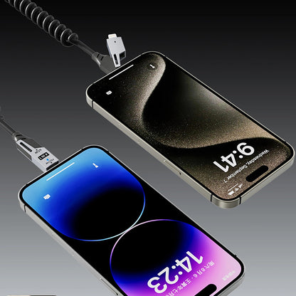 Dátový a nabíjací kábel USB-A / USB-C - Lightning / USB-C Dudao L20 Pro, 65W, 1.5m, čierny