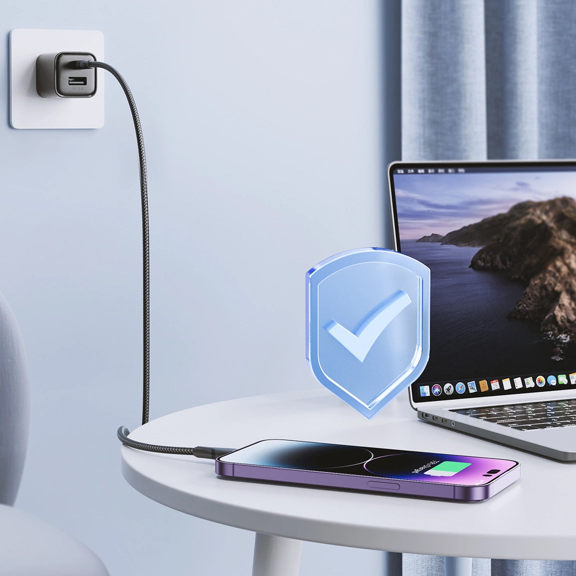 Dátový a nabíjací kábel USB-C - Lightning Joyroom S-A11, 20W, 1.2m, čierny