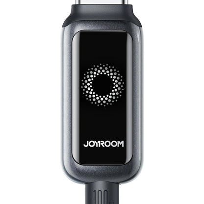 Dátový a nabíjací kábel USB-C - USB-C Joyroom S-A55 StarFlight Display, 100W, 1.2m, čierny