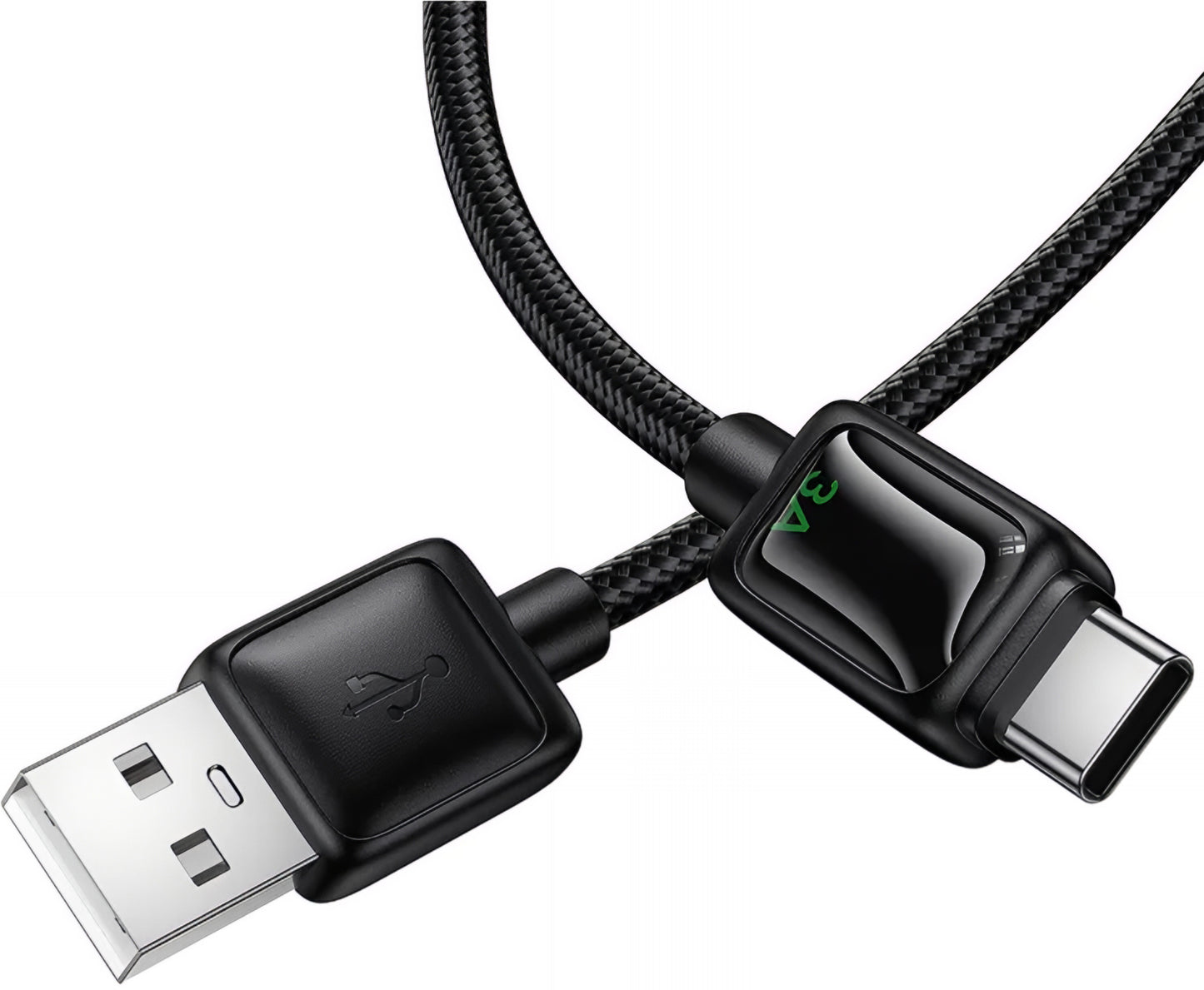 Dátový a nabíjací kábel USB-A - USB-C HOCO U146, 36W, 1.2m, čierny