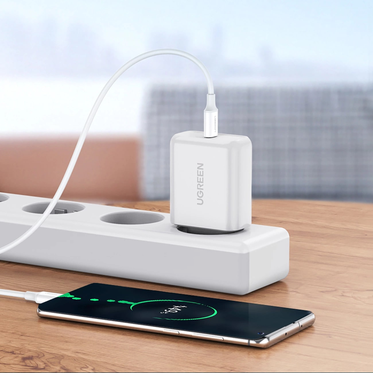 USB-C Data and Charging Cable - USB-C UGREEN US264, 60W, 0.5m, White