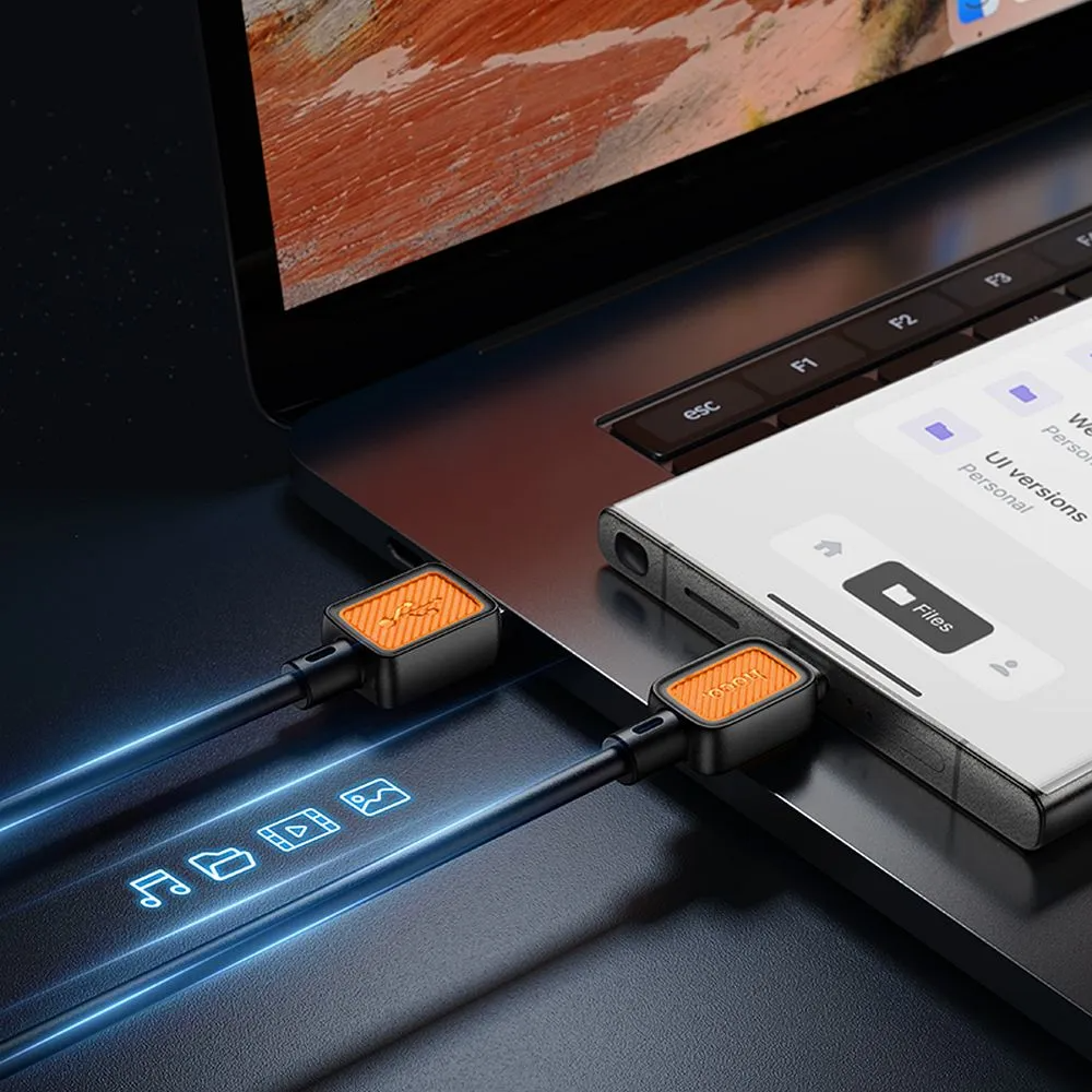 Dátový a nabíjací kábel USB-A - USB-C HOCO X108, 18W, 1m, čierny