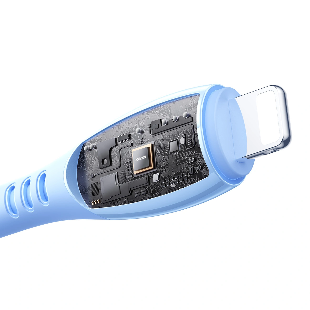 Dátový a nabíjací kábel USB-C - Lightning Joyroom S-A59 Vibrant, 30W, 1.2m, Modrý