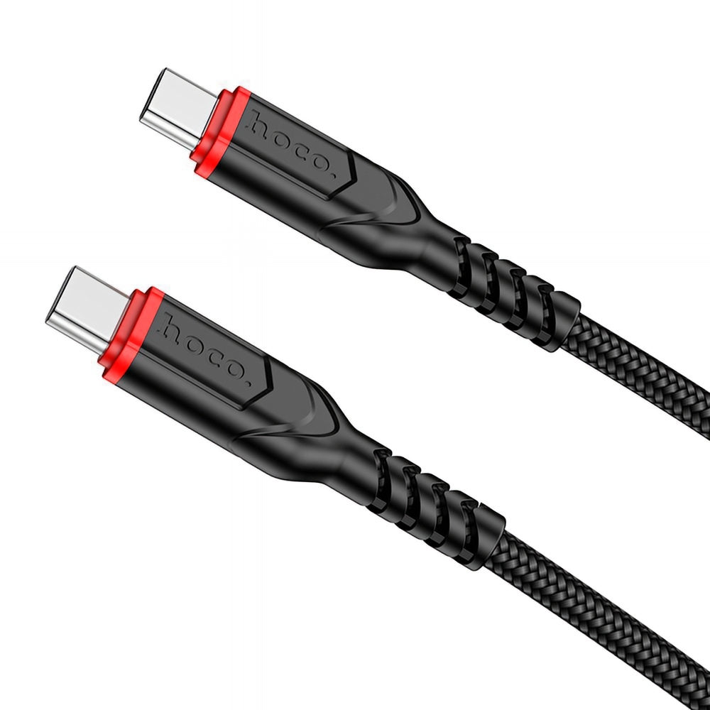 Dátový a nabíjací kábel USB-C - USB-C HOCO X59 Victory, 60W, 1m, čierny