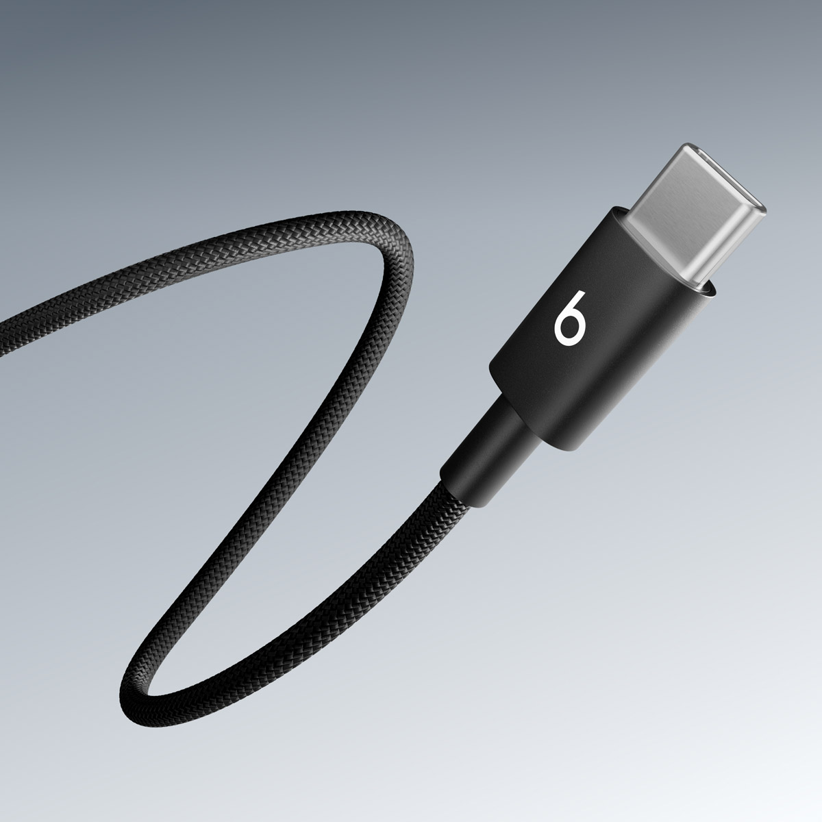 Dátový a nabíjací kábel USB-C - USB-C Beats, 1,5 m, čierny MDGA4ZM/A
