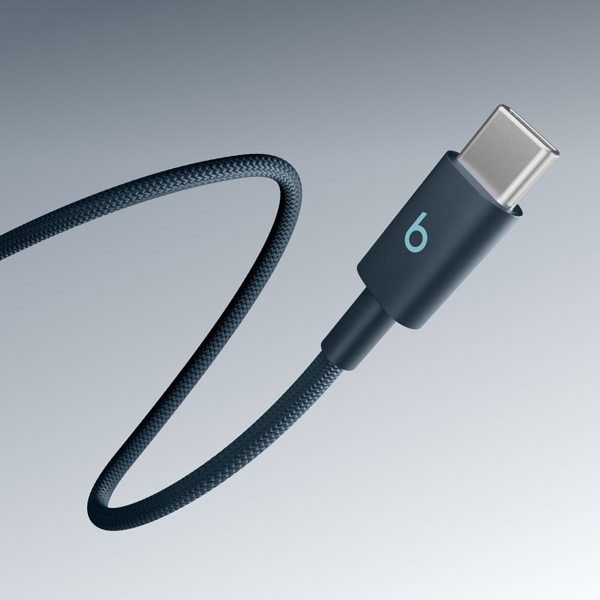Dátový a nabíjací kábel USB-C - USB-C Beats, 1,5 m, Modrý MDGE4ZM/A